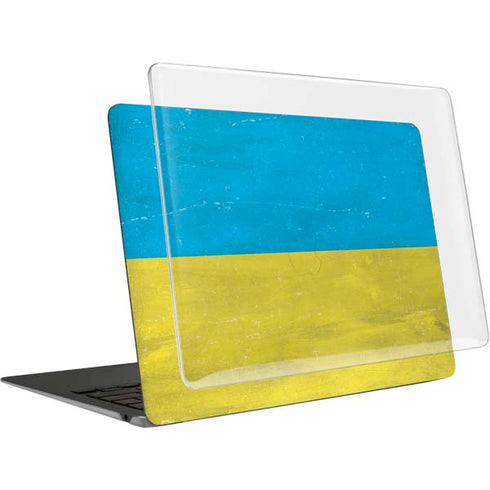 Ukraine Flag Distressed MacBook Air 15in (2023-2025) Case plus Skin